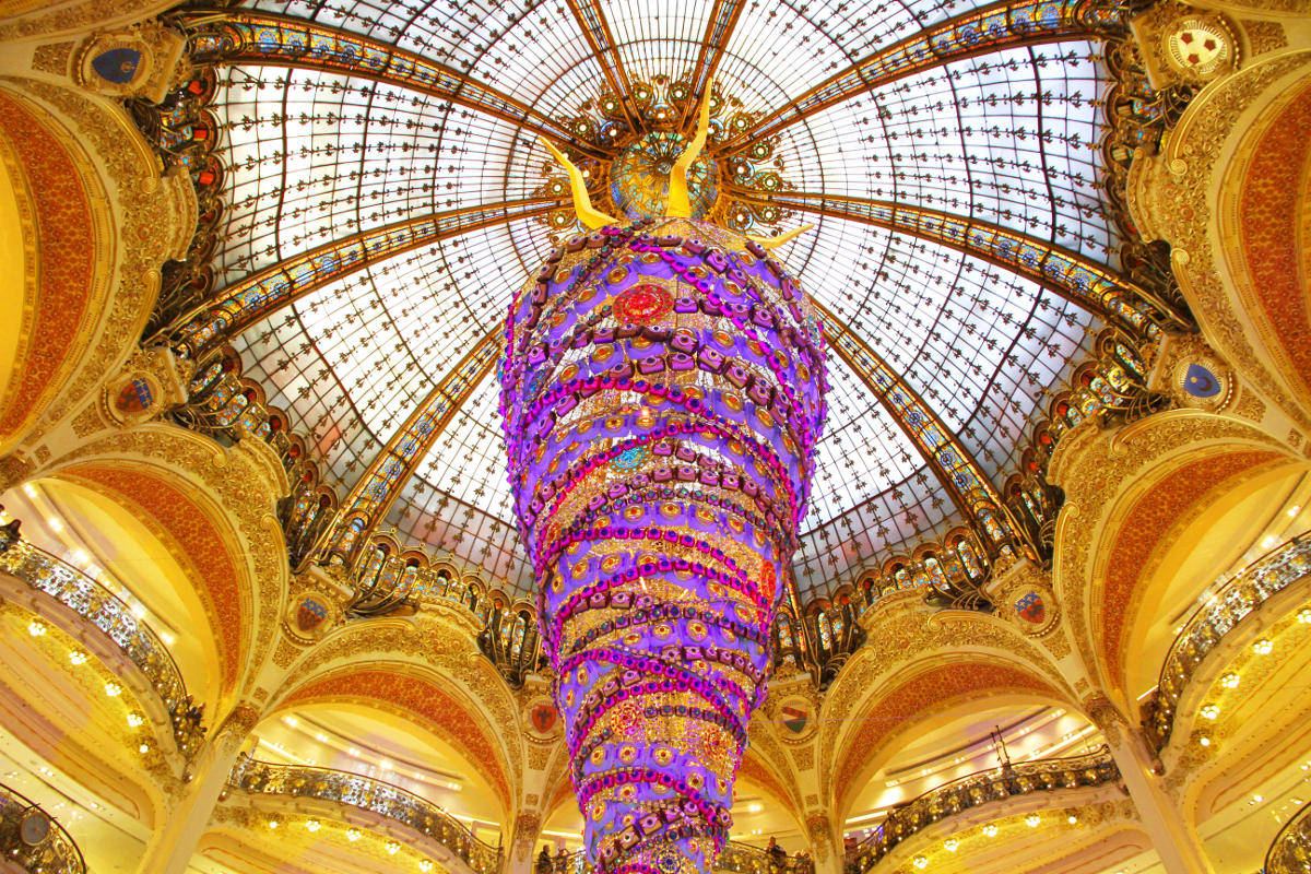 Galeries Lafayette Christmas tree