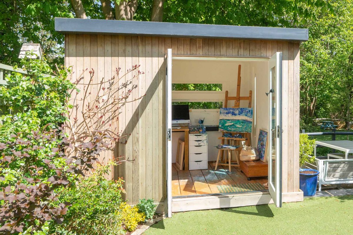 Artist's garden studio