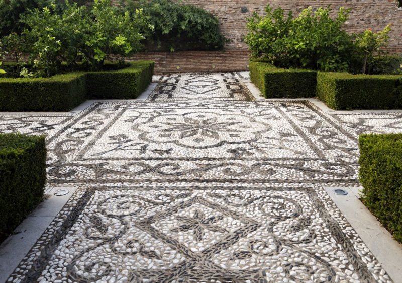 mosaic paving
