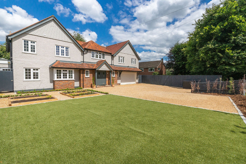 Landscaped front garden