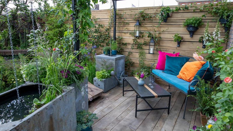 FloodRe Garden rain chains