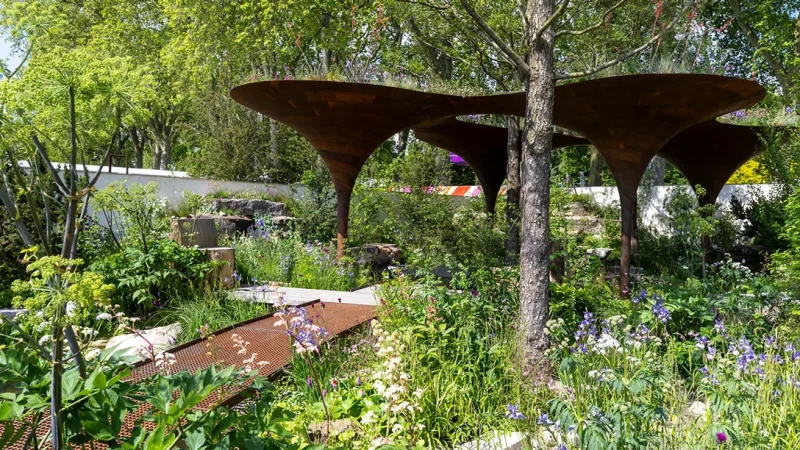 WaterAid Garden water conserving pavilion